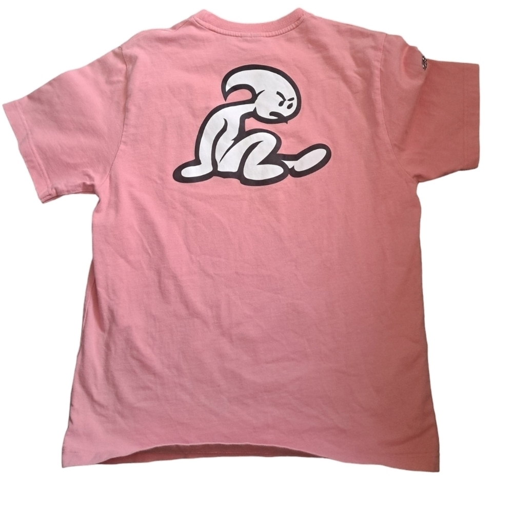 El Nino Sweet Wear embroidered CREW T-Shirt preppy skateboard Pink Junior LG